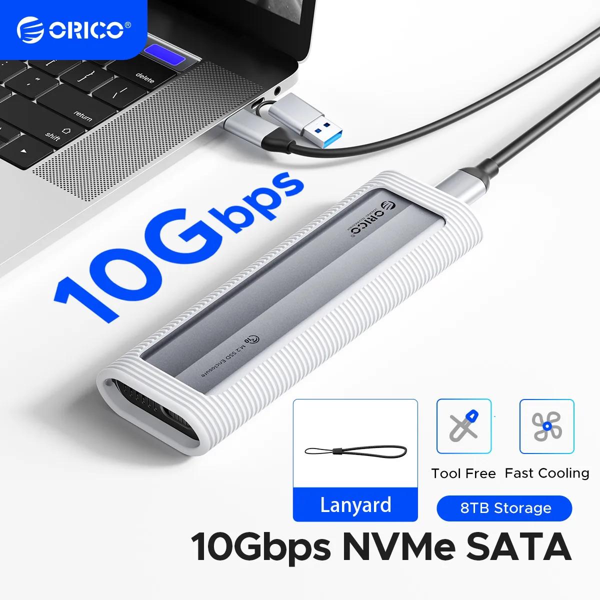 ORICO  USB Ŭ  ʿ  M.2 NVMe SATA SSD , PCIe NVMe  SATA SSD UASP , 10Gbps
